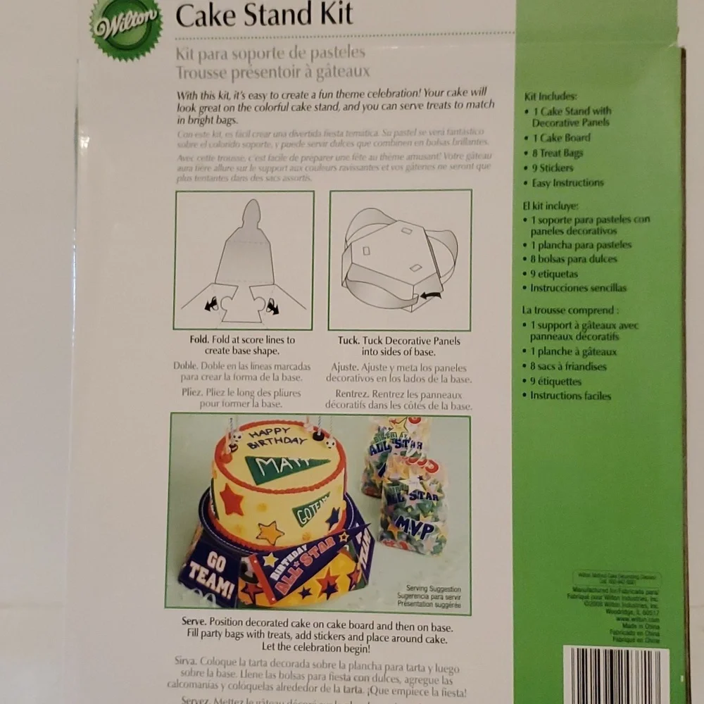 Wilton Sports Cake Stand Kit